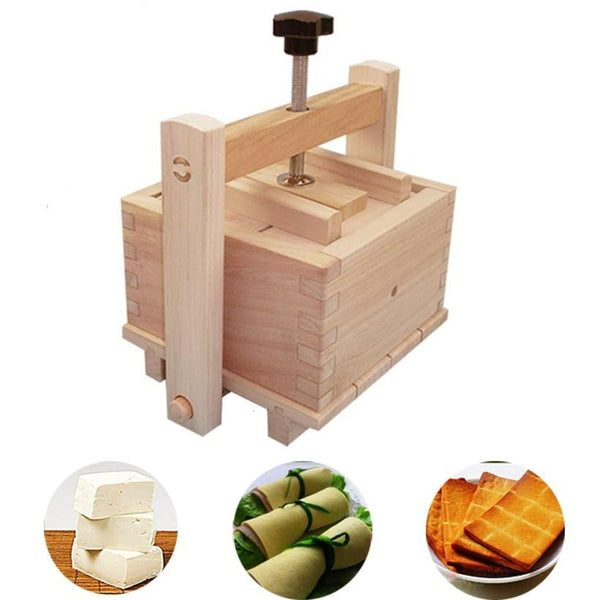 Wooden Tofu Press Mould Set