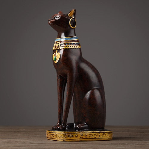 Egypt Cat Resin Statues